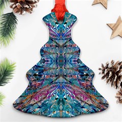 Blend I Eraser 4-1 Repeats I Christmas Tree Ornament (two Sides)
