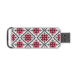 Ukrainian Folk Seamless Pattern Ornament Ethnic Ornament Border Element Traditional Art Portable Usb Flash (one Side) by Grandong