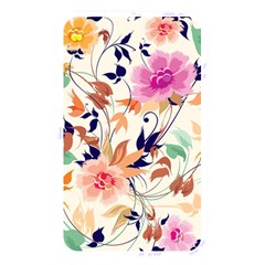 Abstract Floral Background Memory Card Reader (rectangular)