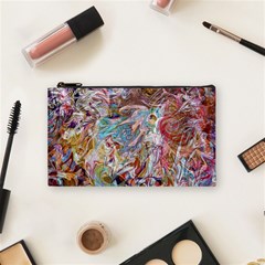 Abstract Waves Cosmetic Bag (small)