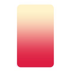 Cream Yellow To Crimson Red Linear Gradient Memory Card Reader (rectangular)