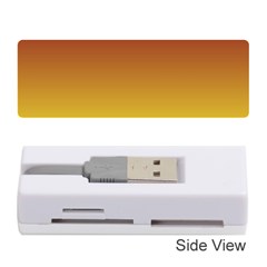 Burgundy Red To Electric Yellow Linear Gradient Memory Card Reader (stick)