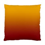 Amber Orange To Burgundy Red Linear Gradient Standard Cushion Case (Two Sides) Front