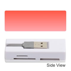 Scarlet Red To Pink Lace Linear Gradient Memory Card Reader (stick)