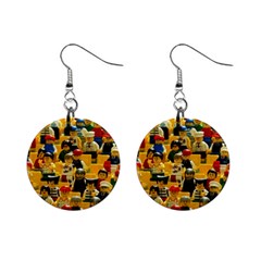 Lego People, Games Mini Button Earrings