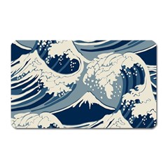 Japanese Wave Pattern Magnet (rectangular)