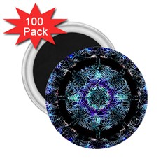 Round Wreath 2 25  Magnets (100 Pack) 
