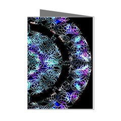 Round Wreath Mini Greeting Cards (pkg Of 8) by Sabxi
