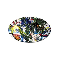 Snow In A City-1-1 Sticker Oval (100 Pack)