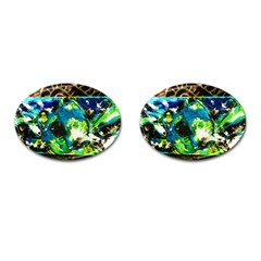 Avocado Cufflinks (oval)