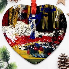 Abstract-1 Heart Ornament (two Sides)