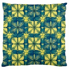 Royal Fractal Pattern 2 Large Premium Plush Fleece Cushion Case (one Side)