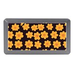 Retro 40s 50s Flowers Pattern Halloween 4 Memory Card Reader (Mini) Front