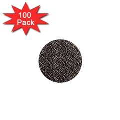 Brown Snake Pattern 1  Mini Magnets (100 Pack) 