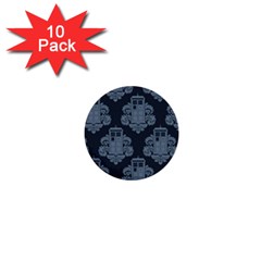 Dr Who Tardis Pattern 1  Mini Buttons (10 Pack)  by Tsamara