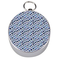 Blue Snake Silver Compasses
