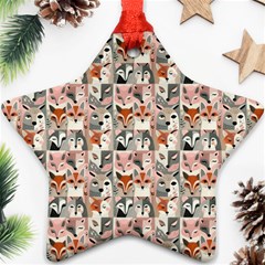 Foxs Star Ornament (two Sides)
