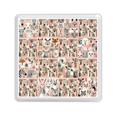 Mix Animals Memory Card Reader (square) by DinkovaArt