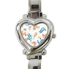 Bluey Heart Italian Charm Watch