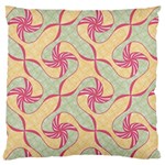 Abstract Pattern Design Scrapbooking Large Cushion Case (One Side) Front