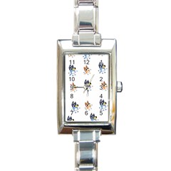 Bluey, Bluey Merch, Bluey Pattern, Bluey Bluey, Bingo, Bluey Design, Bluey Dog Rectangle Italian Charm Watch