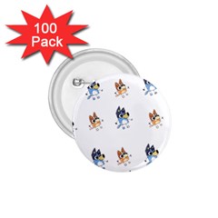 Bluey, Bluey Merch, Bluey Pattern, Bluey Bluey, Bingo, Bluey Design, Bluey Dog 1 75  Buttons (100 Pack)  by avitendut
