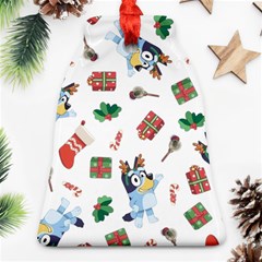 Bluey, Bluey Merch, Bluey Pattern, Bluey Bluey, Bingo, Bluey Design, Bluey Dog Bell Ornament (two Sides)