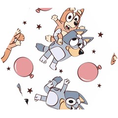 Bluey, Bluey Merch, Bluey Pattern, Bluey Bluey, Bingo, Bluey Design, Bluey Dog Wooden Puzzle Hexagon