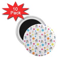 Bluey, Bluey Merch, Bluey Pattern, Bluey Bluey, Bingo, Bluey Design, Bluey Dog 1 75  Magnets (10 Pack)  by avitendut
