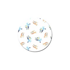 Bluey, Bluey Merch, Bluey Pattern, Bluey Bluey, Bingo, Bluey Design, Bluey Dog Golf Ball Marker (10 Pack)
