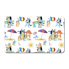 Bluey, Bluey Merch, Bluey Pattern, Bluey Bluey, Bingo, Bluey Design, Bluey Dog Magnet (rectangular)