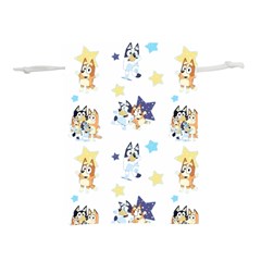Bluey, Bluey Merch, Bluey Pattern, Bluey Bluey, Bingo, Bluey Design, Bluey Dog Lightweight Drawstring Pouch (l)