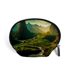 Mountains Trees Forest Accessory Pouch (small)