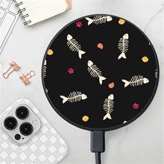 Pattern Design Seamless Fishbone Wireless Fast Charger(black) by Tsamara