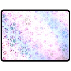 Digital Art Artwork Abstract Pink Purple 80  X 56  Fleece Blanket (large) by Dutashop