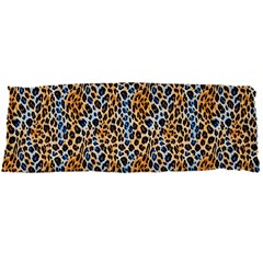Blue Brown Leopard 60 x21  Body Pillow Case Dakimakura (two Sides)