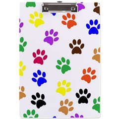 Pawprints Paw Prints Paw Animal A4 Acrylic Clipboard
