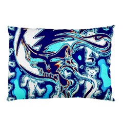 Trippy Dippy Bears Blue Dancing Greatful Dead Skull Steal Your Face Pillow Case (two Sides)