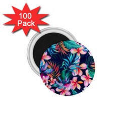 Hawaiian Flowers Hawaii 1 75  Magnets (100 Pack) 